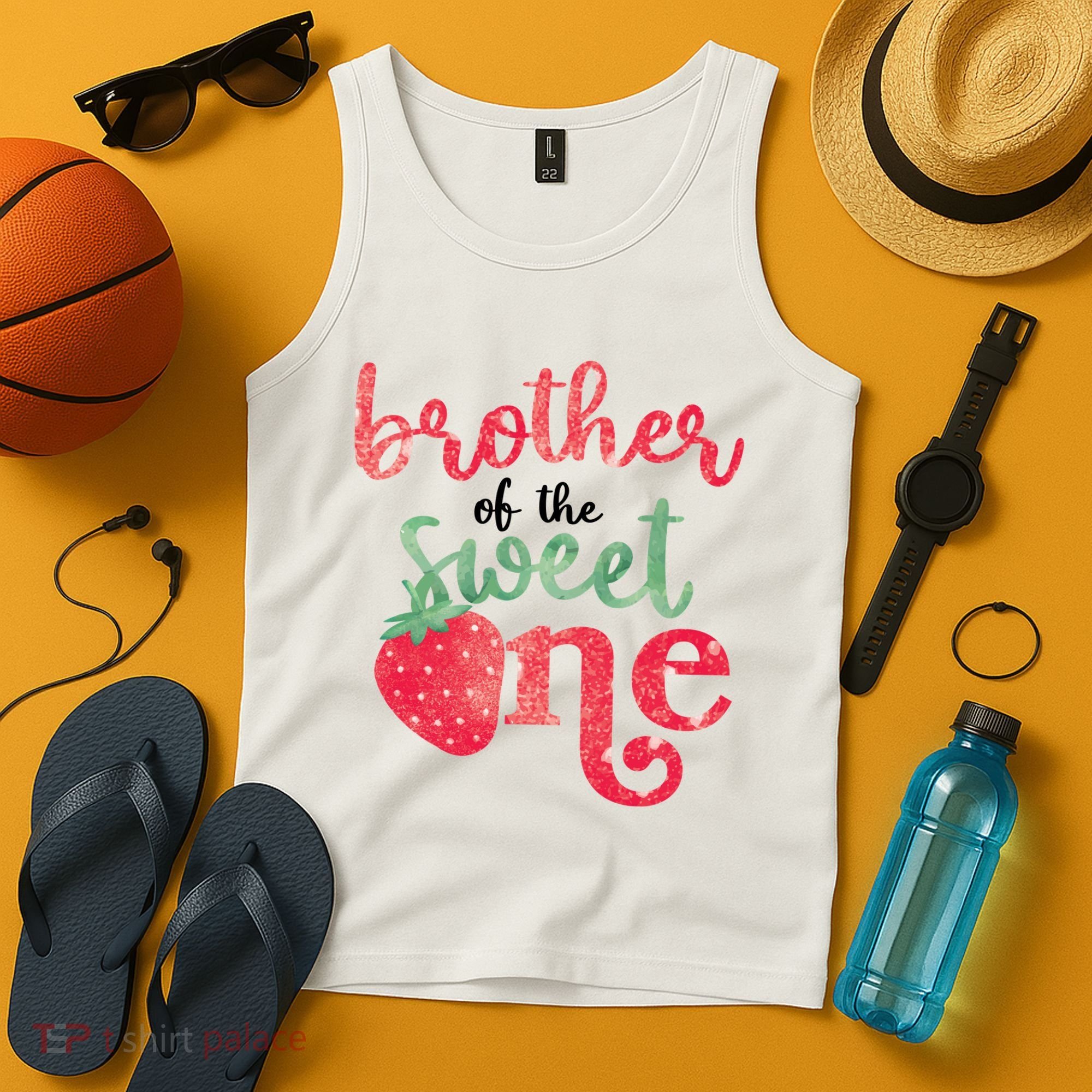 Cute Strawberry Brother Of The Sweet One Tank Top