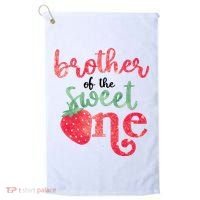 Cute Strawberry Brother Of The Sweet One Golf Towel thumb 0