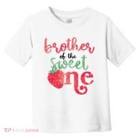 Cute Strawberry Brother Of The Sweet One Toddler T-Shirt thumb 0