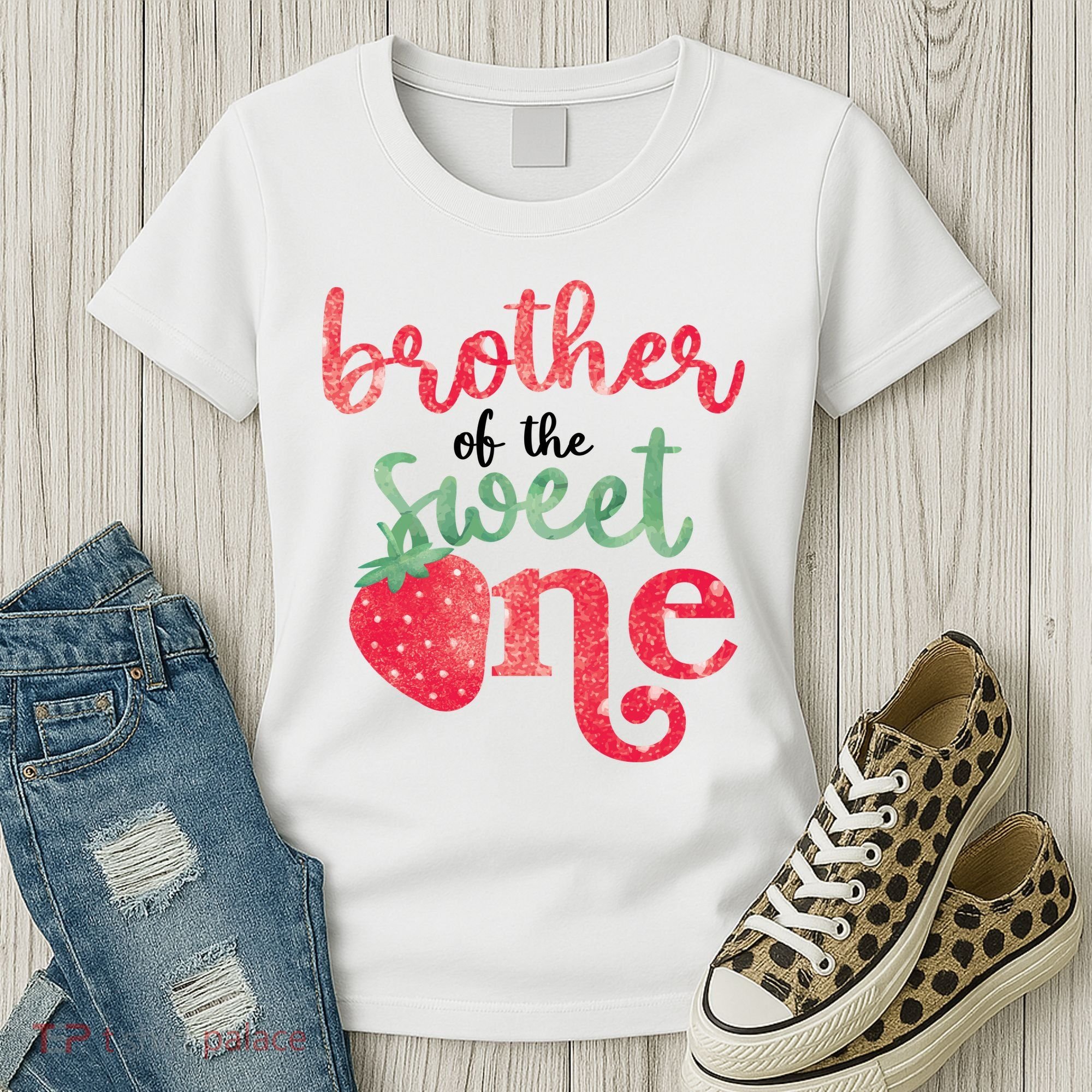 Cute Strawberry Brother Of The Sweet One Women's T-Shirt