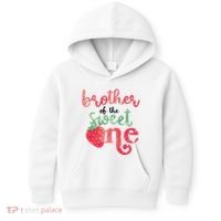 Cute Strawberry Brother Of The Sweet One Kids Hoodie thumb 0