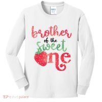 Cute Strawberry Brother Of The Sweet One Kids Long Sleeve Shirt thumb 0