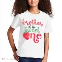 Cute Strawberry Brother Of The Sweet One Kids T-Shirt thumb 2