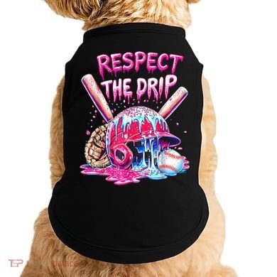 Cool Sport Baseball Home Plate Drip With Sprinkles Drip  Doggie Tank