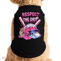 Cool Sport Baseball Home Plate Drip With Sprinkles Drip  Doggie Tank thumb 0