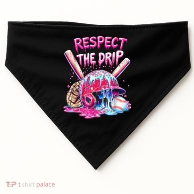 Cool Sport Baseball Home Plate Drip With Sprinkles Drip  USA-Made Doggie Bandana