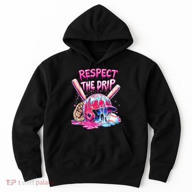 Cool Sport Baseball Home Plate Drip With Sprinkles Drip  Hoodie
