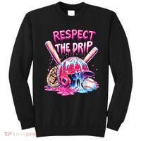 Cool Sport Baseball Home Plate Drip With Sprinkles Drip  Sweatshirt thumb 0