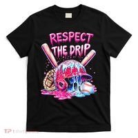 Cool Sport Baseball Home Plate Drip With Sprinkles Drip  T-Shirt thumb 0