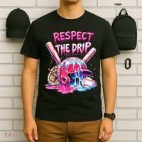 Cool Sport Baseball Home Plate Drip With Sprinkles Drip  T-Shirt thumb 6
