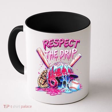 Cool Sport Baseball Home Plate Drip With Sprinkles Drip  Coffee Mug