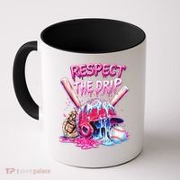 Cool Sport Baseball Home Plate Drip With Sprinkles Drip  Coffee Mug thumb 0