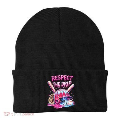 Cool Sport Baseball Home Plate Drip With Sprinkles Drip  Beanie