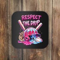 Cool Sport Baseball Home Plate Drip With Sprinkles Drip  Coaster thumb 0