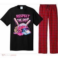 Cool Sport Baseball Home Plate Drip With Sprinkles Drip  Pajama Set thumb 0