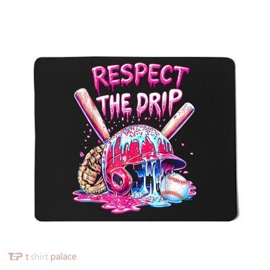 Cool Sport Baseball Home Plate Drip With Sprinkles Drip  Mousepad