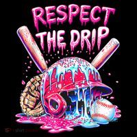Cool Sport Baseball Home Plate Drip With Sprinkles Drip  Ornament thumb 1