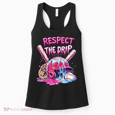Cool Sport Baseball Home Plate Drip With Sprinkles Drip  Women's Tank Top