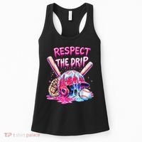 Cool Sport Baseball Home Plate Drip With Sprinkles Drip  Women's Tank Top thumb 0