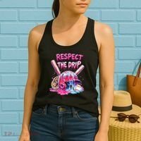 Cool Sport Baseball Home Plate Drip With Sprinkles Drip  Women's Tank Top thumb 2