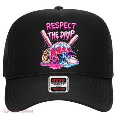 Cool Sport Baseball Home Plate Drip With Sprinkles Drip  Hat