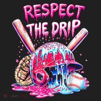 Cool Sport Baseball Home Plate Drip With Sprinkles Drip  Hat thumb 2
