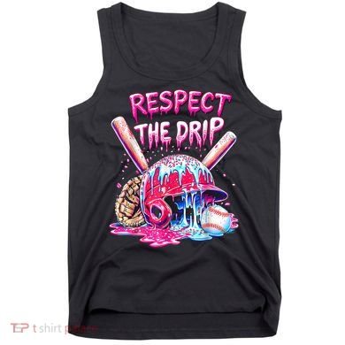 Cool Sport Baseball Home Plate Drip With Sprinkles Drip  Tank Top