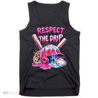 Cool Sport Baseball Home Plate Drip With Sprinkles Drip  Tank Top thumb 0