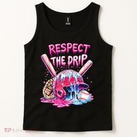 Cool Sport Baseball Home Plate Drip With Sprinkles Drip  Tank Top thumb 2