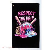Cool Sport Baseball Home Plate Drip With Sprinkles Drip  Golf Towel thumb 0