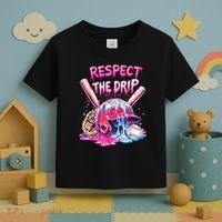 Cool Sport Baseball Home Plate Drip With Sprinkles Drip  Toddler T-Shirt thumb 3