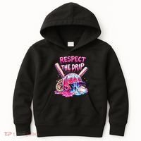 Cool Sport Baseball Home Plate Drip With Sprinkles Drip  Kids Hoodie thumb 0