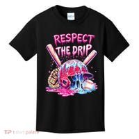 Cool Sport Baseball Home Plate Drip With Sprinkles Drip  Kids T-Shirt thumb 0