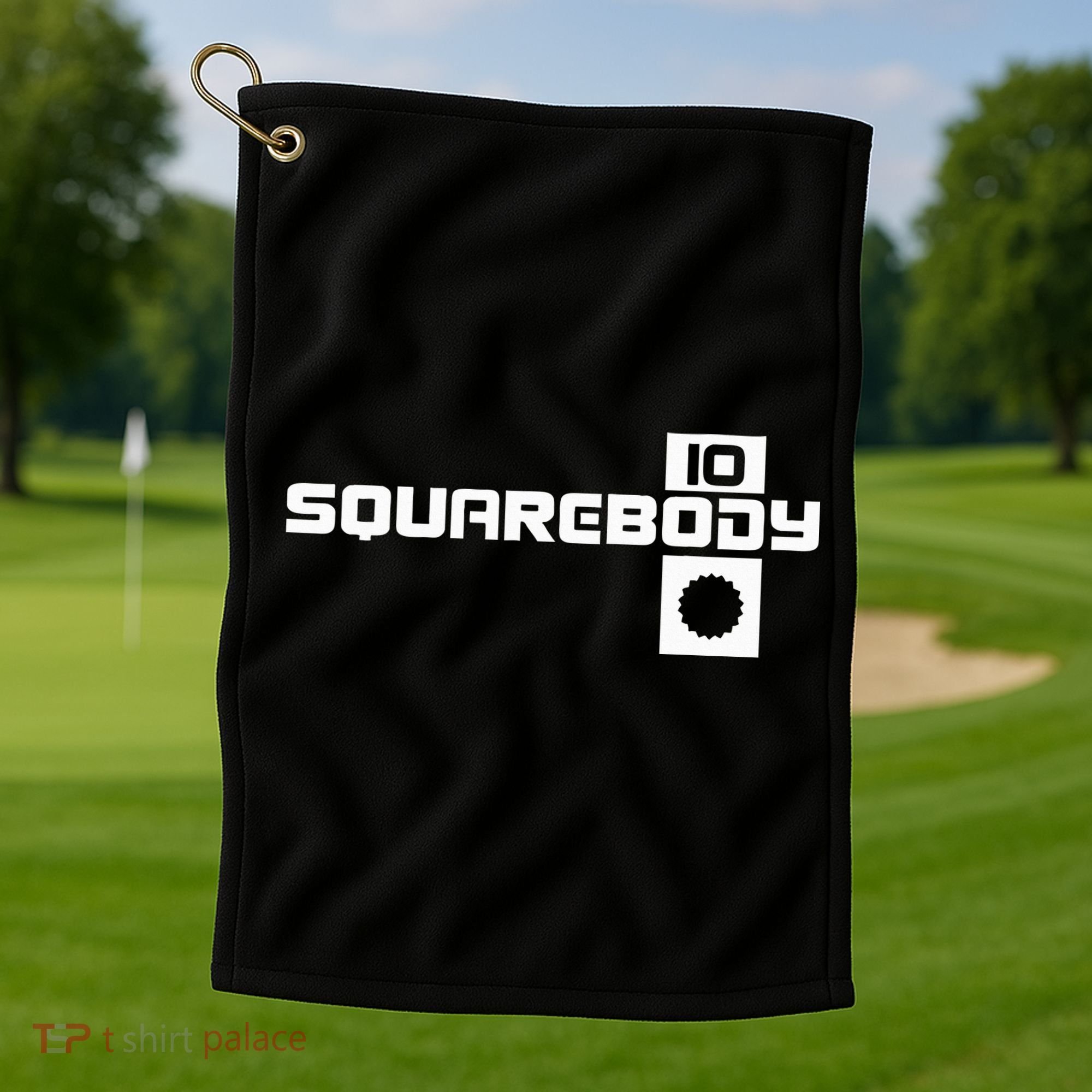 Classic Square Body Emblem C10 Truck Old School Truck Golf Towel