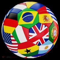 Cool Soccer Ball With World Flags Coffee Mug thumb 5