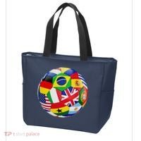 Cool Soccer Ball With World Flags Tote Bag thumb 3