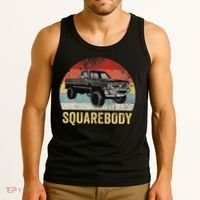 Classic Square Body Truck Squarebody  Tank Top thumb 3
