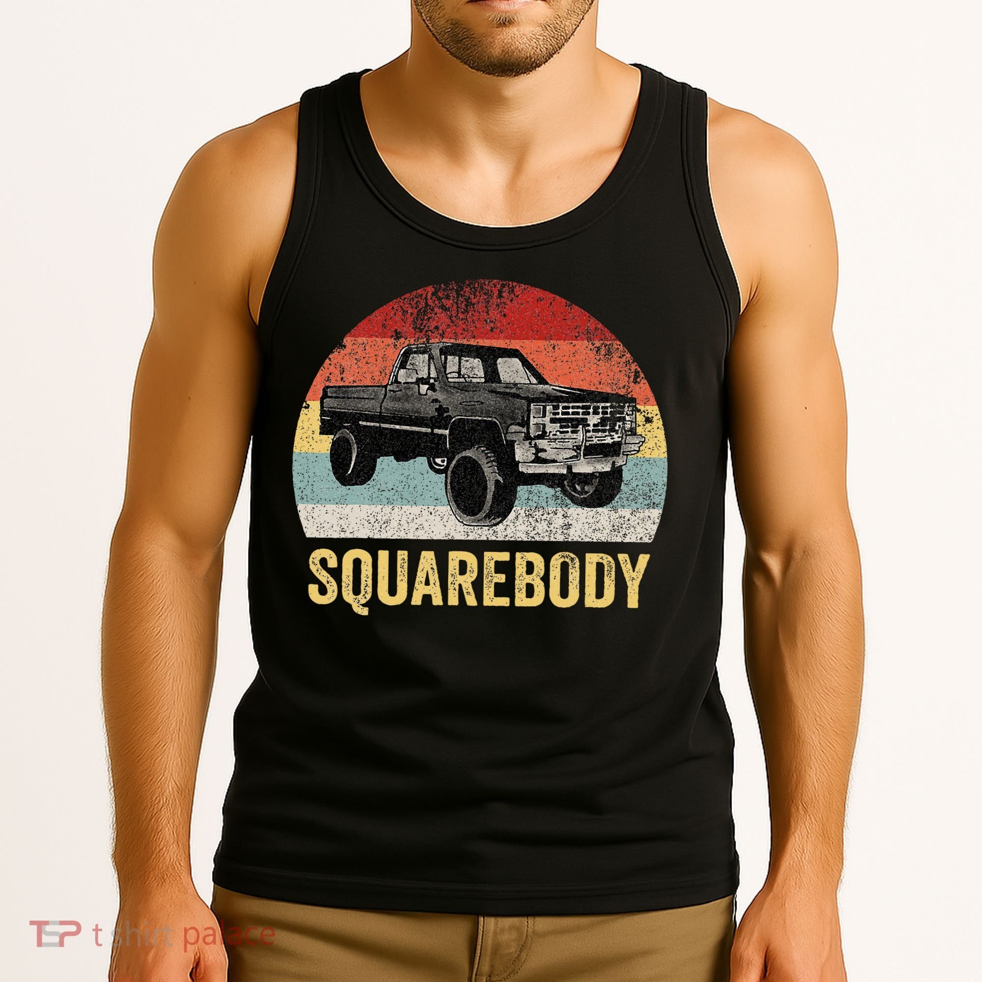 Classic Square Body Truck Squarebody  Tank Top