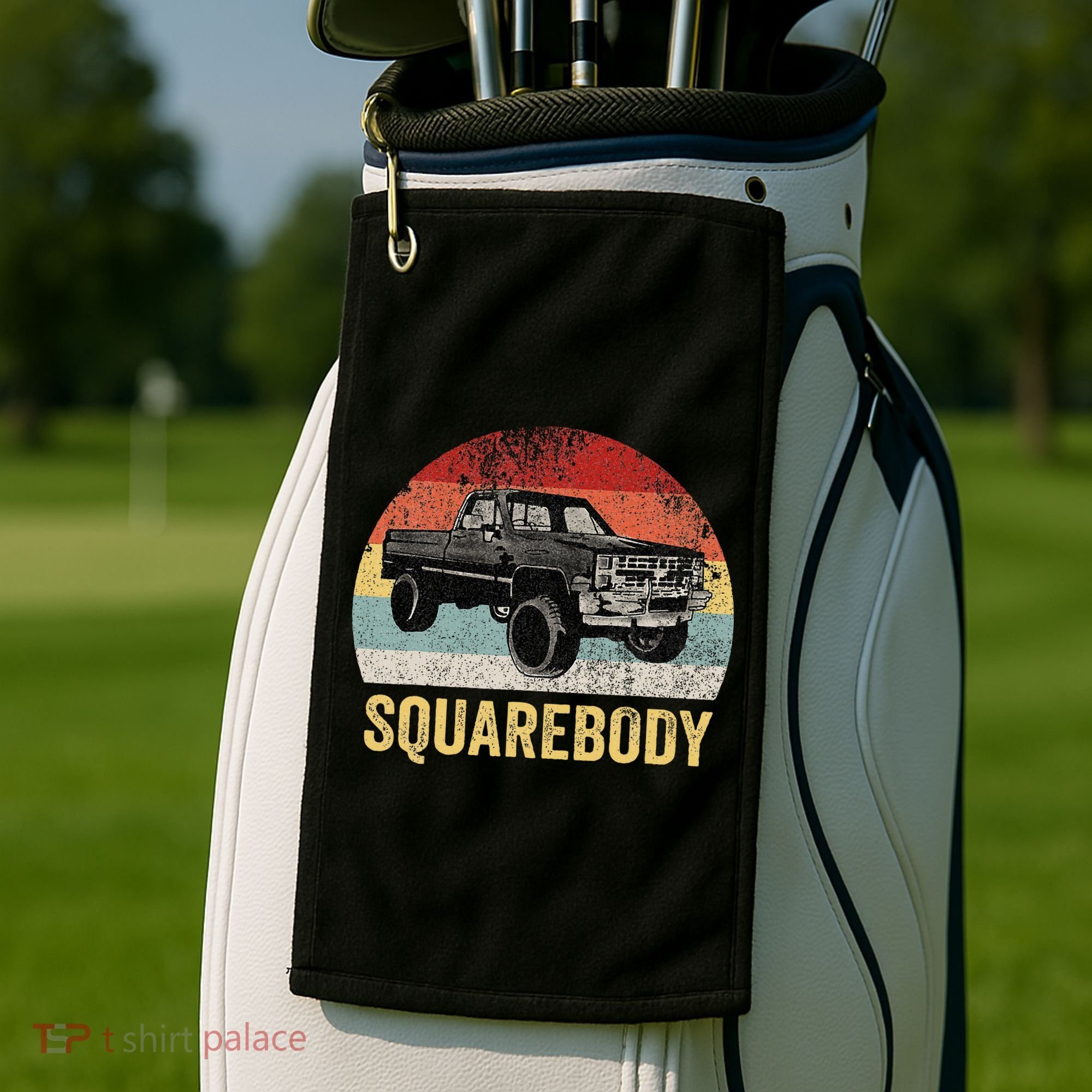 Classic Square Body Truck Squarebody  Golf Towel