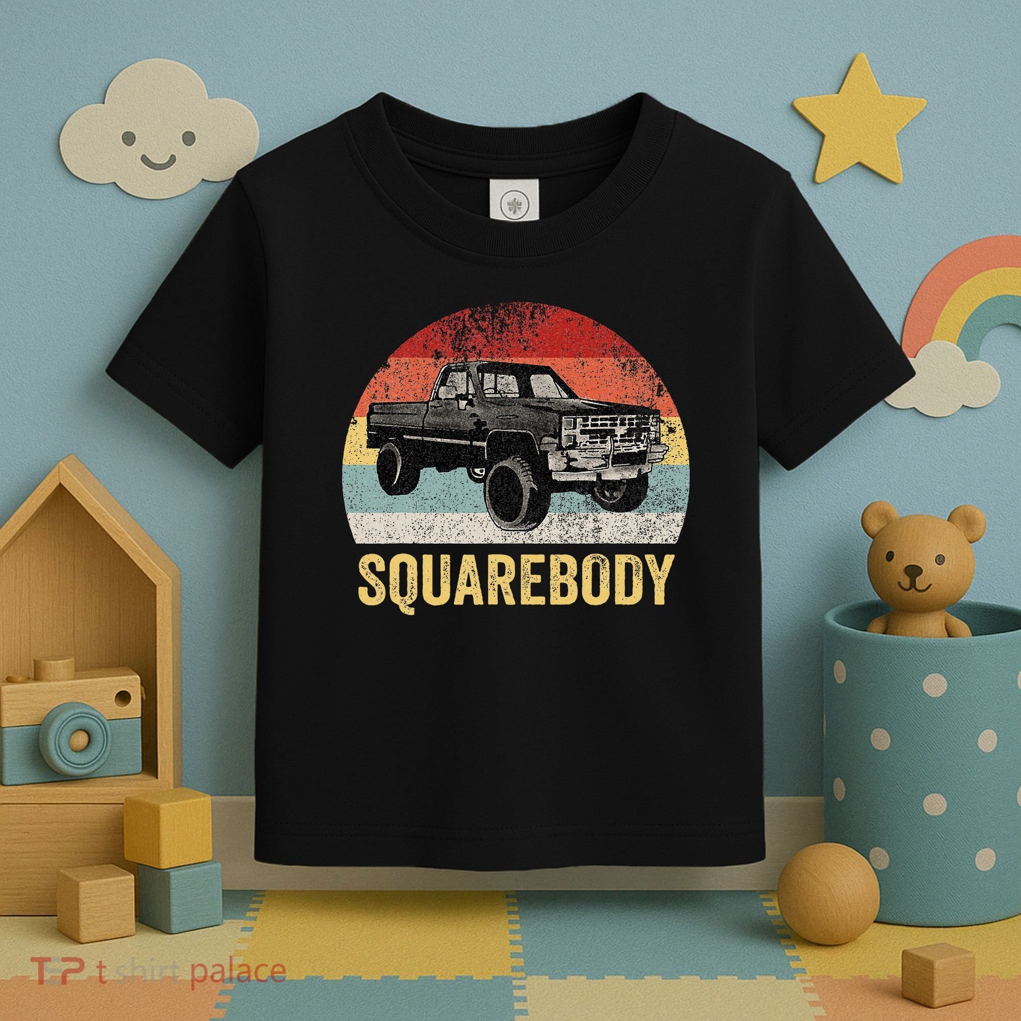 Classic Square Body Truck Squarebody  Toddler T-Shirt