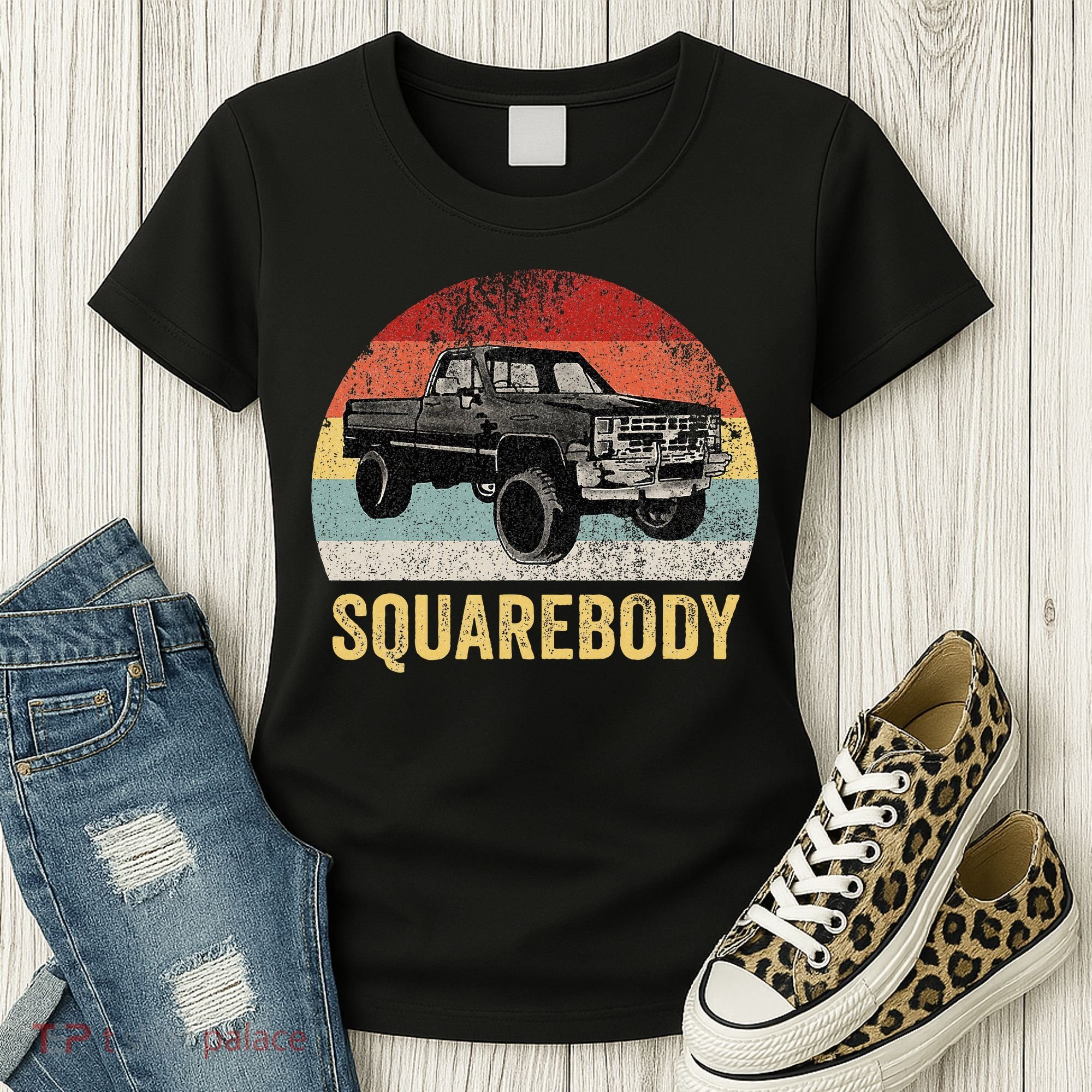 Classic Square Body Truck Squarebody  Women's T-Shirt