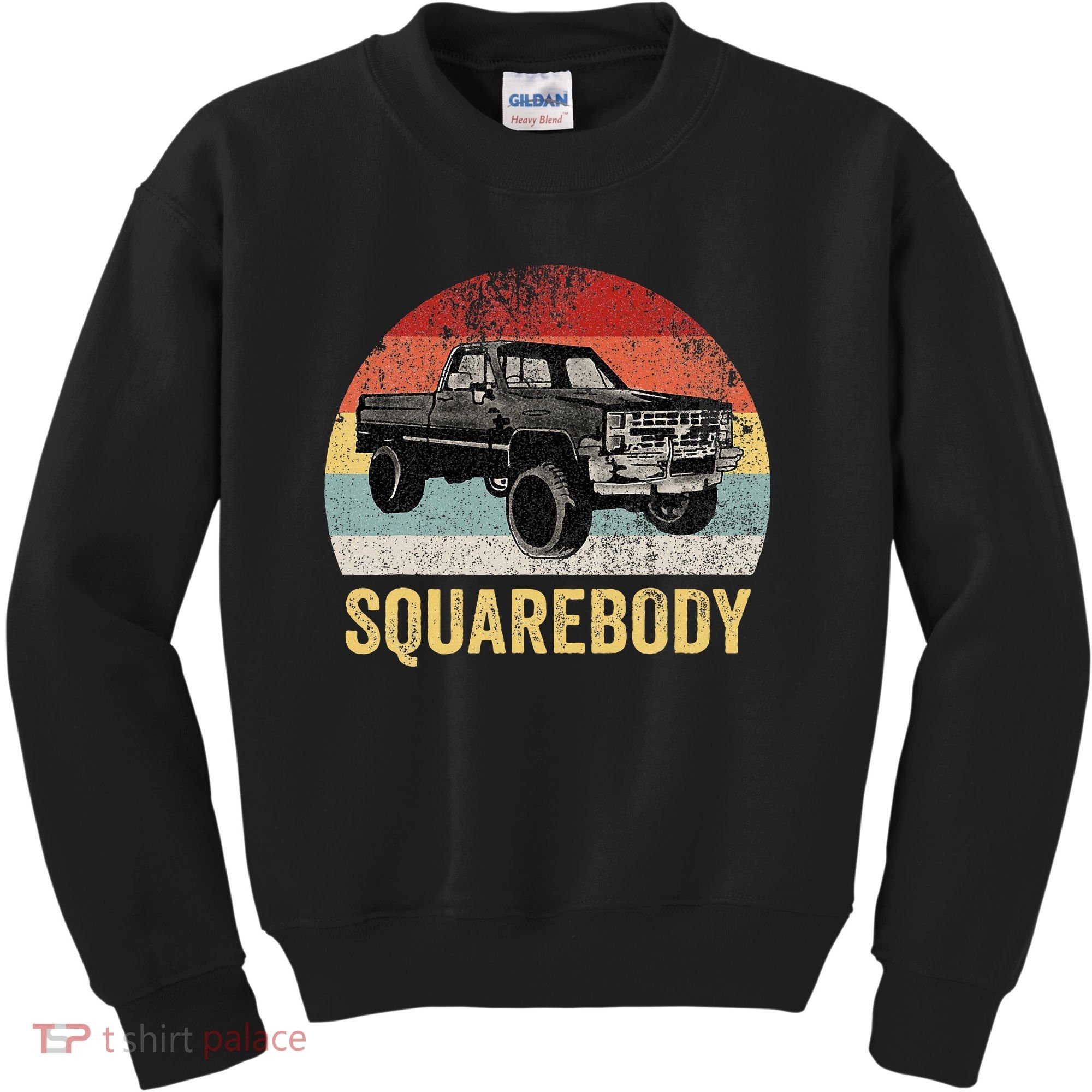 Classic Square Body Truck Squarebody  Kids Sweatshirt