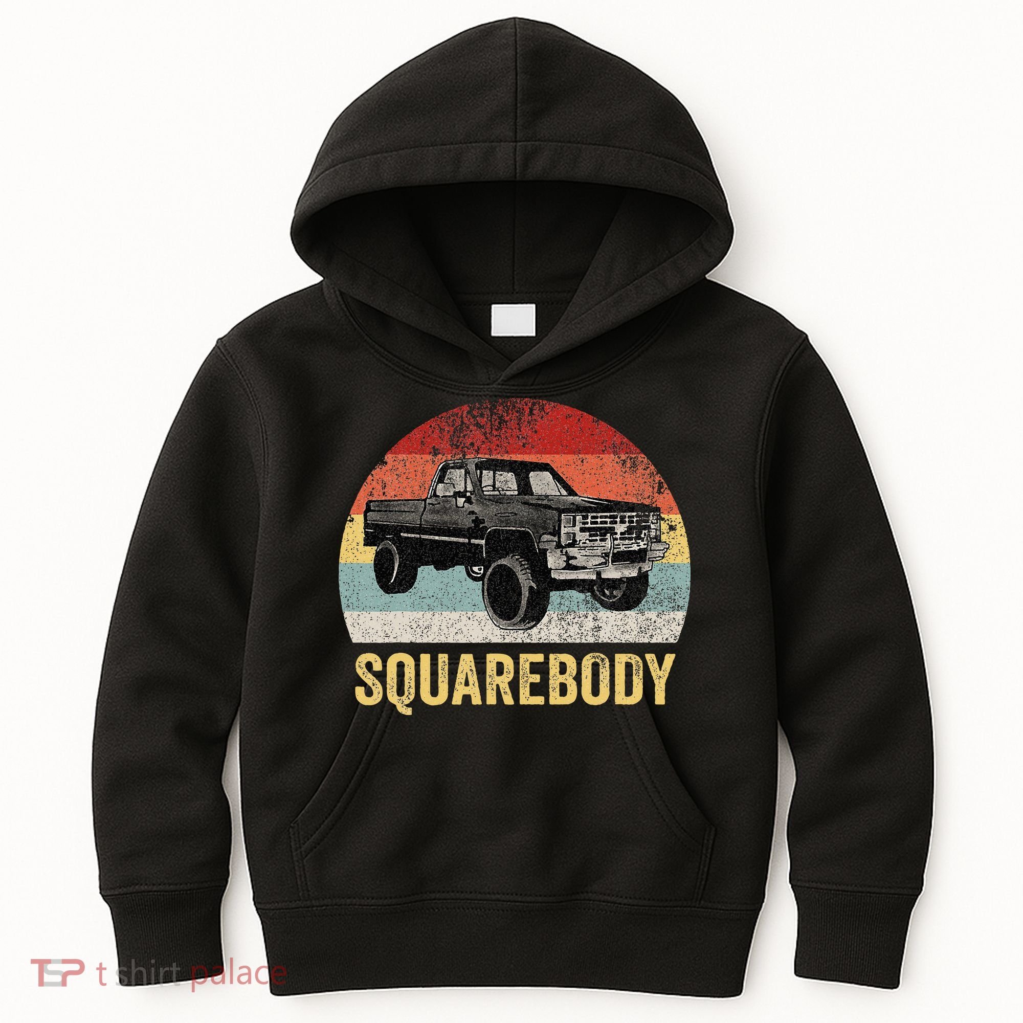 Classic Square Body Truck Squarebody  Kids Hoodie