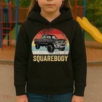 Classic Square Body Truck Squarebody  Kids Hoodie thumb 3