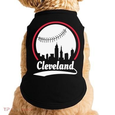 Cleveland Skyline Baseball Doggie Tank