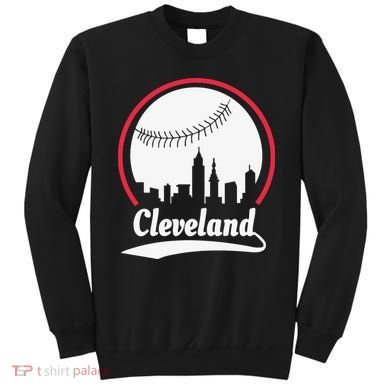 Cleveland Skyline Baseball Sweatshirt