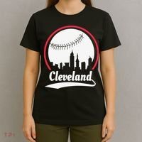 Cleveland Skyline Baseball T-Shirt thumb 4