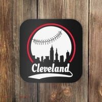 Cleveland Skyline Baseball Coaster thumb 0