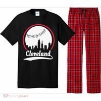 Cleveland Skyline Baseball Pajama Set thumb 0