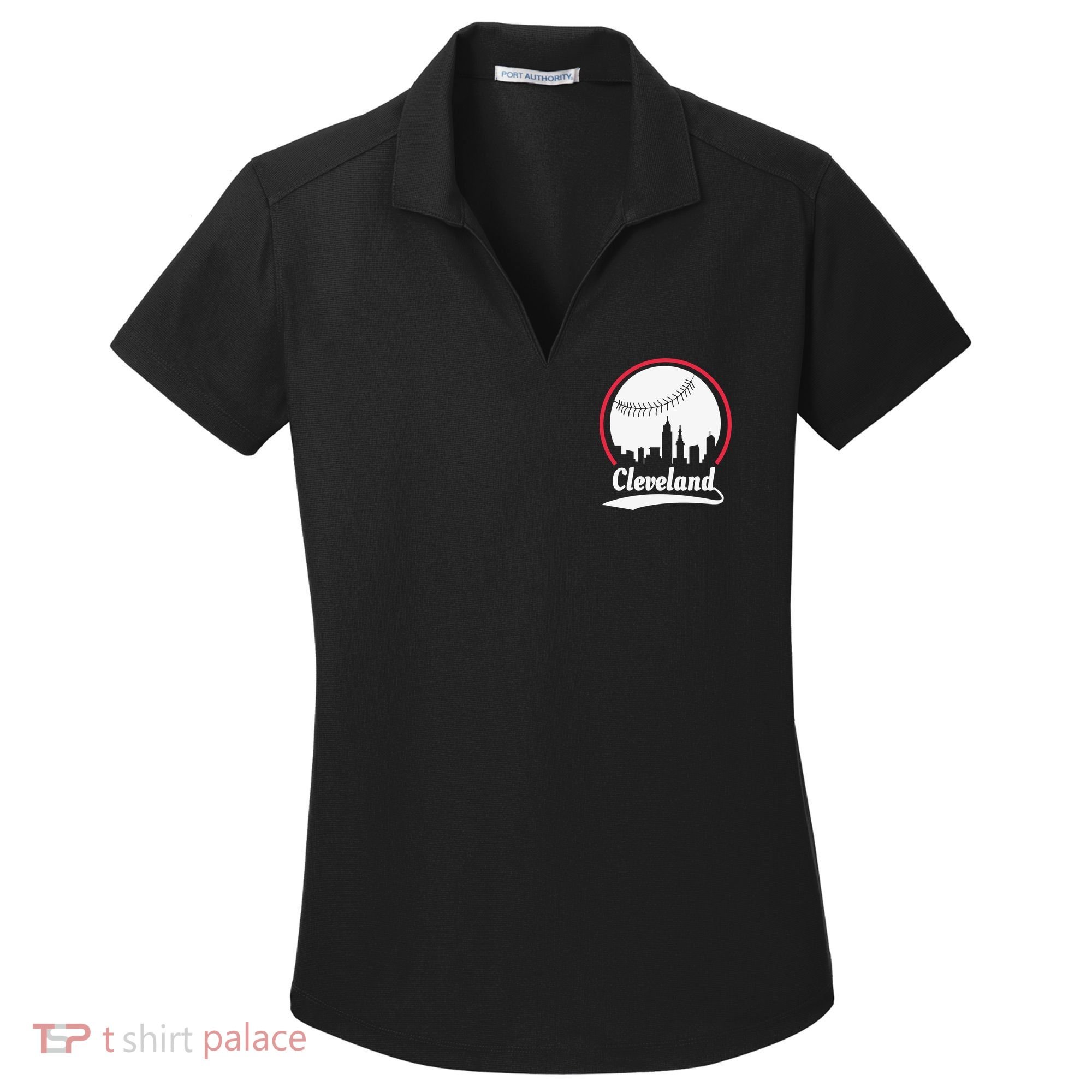 Cleveland Skyline Baseball Women's Dry Zone Grid Polo